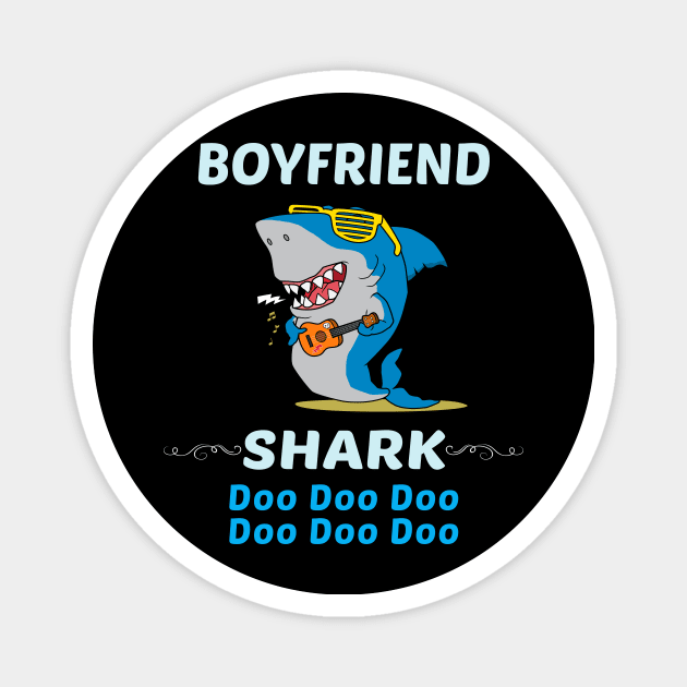 Family Shark 2 BOYFRIEND Magnet by blakelan128